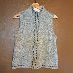 Small Christopher & Banks Zip Down Vest